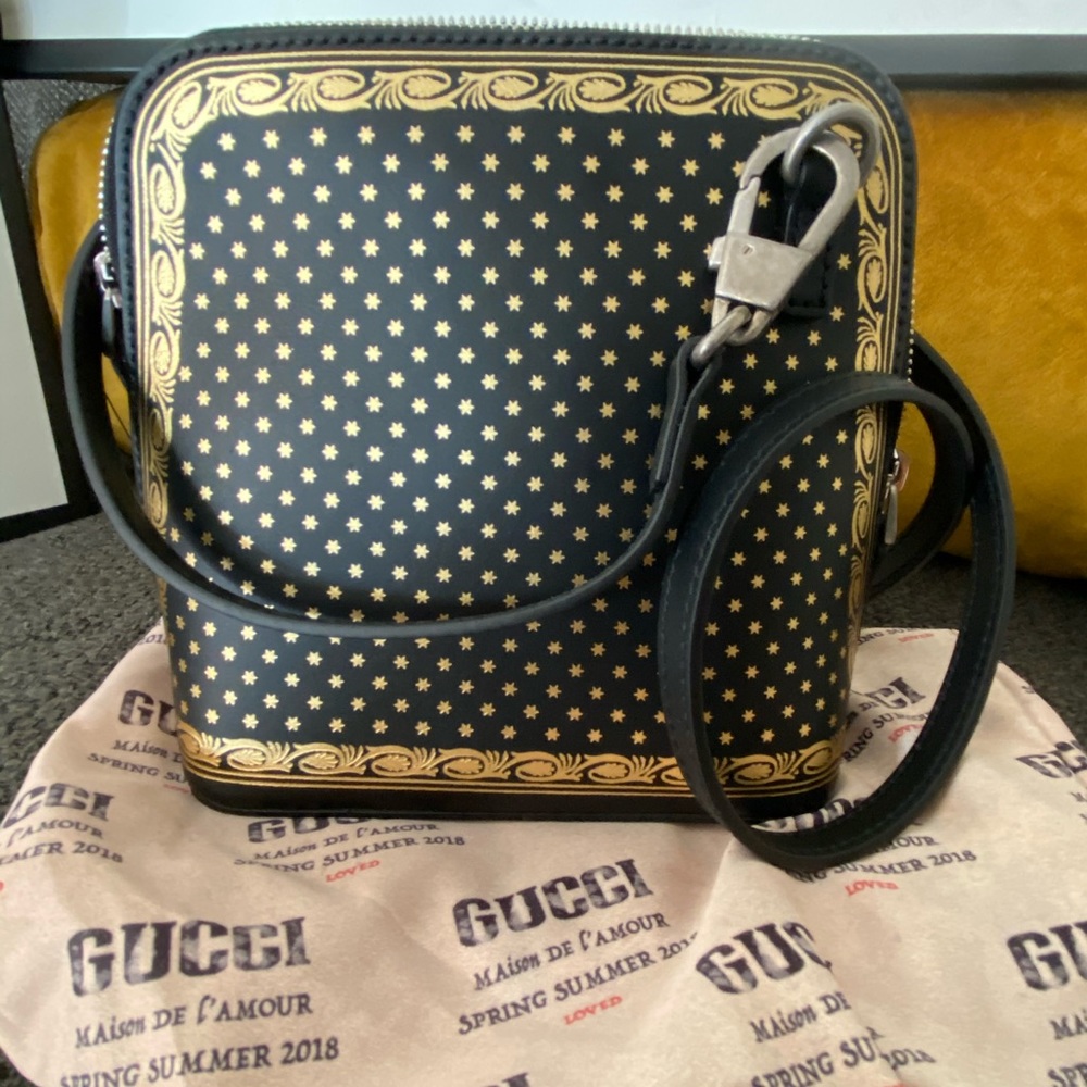 Gucci black small logo crossbody bag - Picture 3 of 11